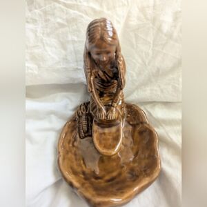 Van Briggle Pottery Indian Corn Maiden Statue,Euc Figurine - Home Art Decor